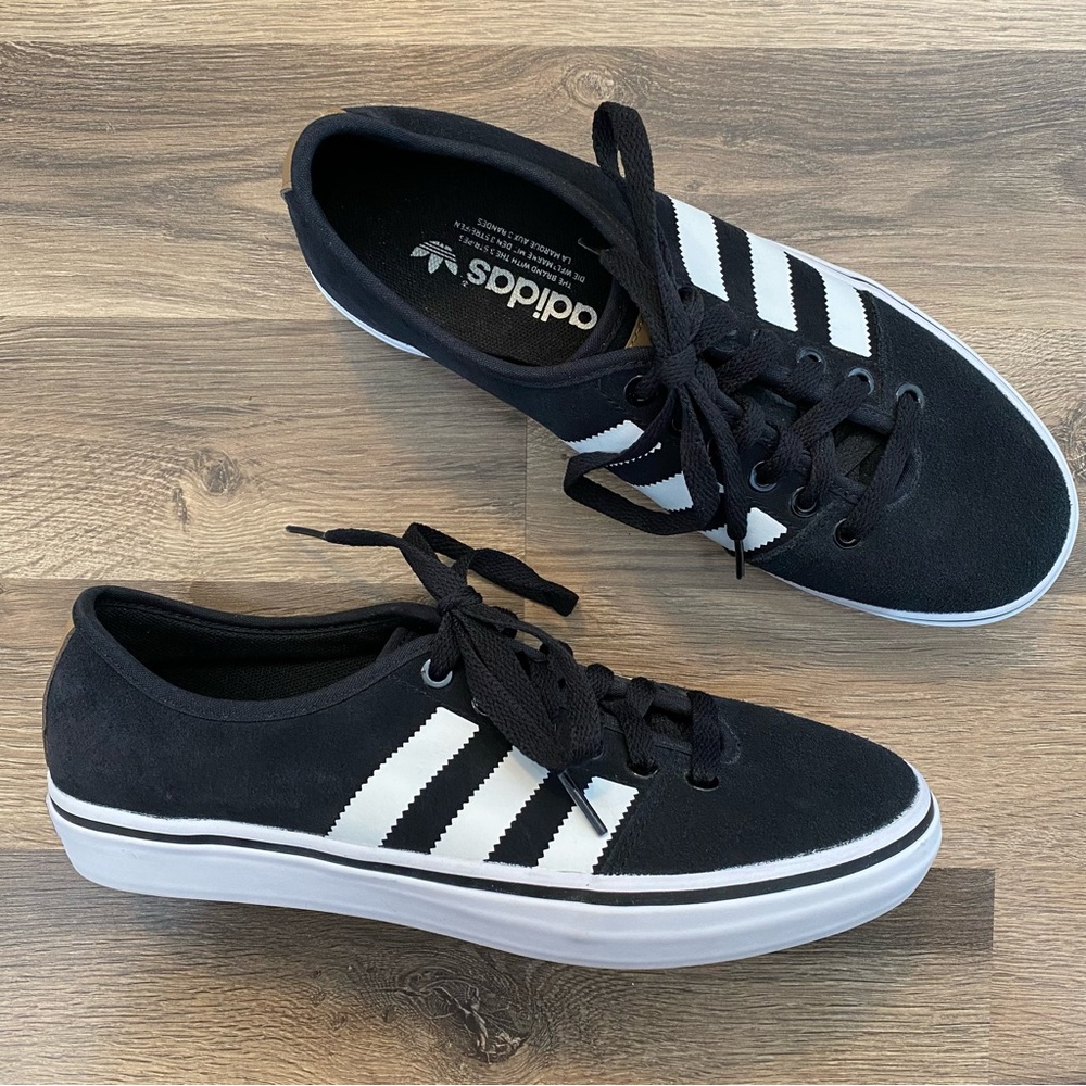 Adidas Adria Og Lo Suede Black Sneakers - Picture 2 of 12
